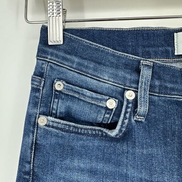 AGOLDE Sophie High Rise Raw Hem Crop Skinny‎ Denim Jean Size 27 Style A018-3005. - Picture 9 of 13